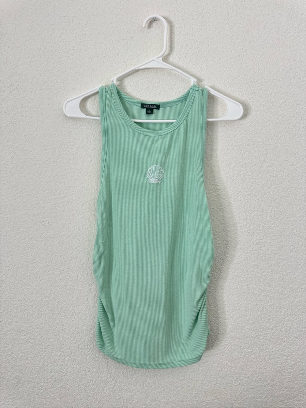 Wild Fable Seafoam Green Shell Tank Top